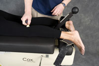 Georgetown chiropractic trigger point therapy in the leg